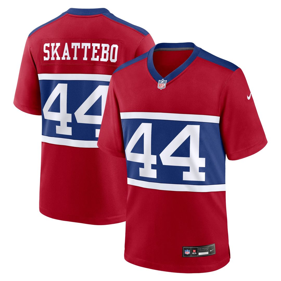Men's New York Giants Cam Skattebo White Game NFL Football Jersey - view 15