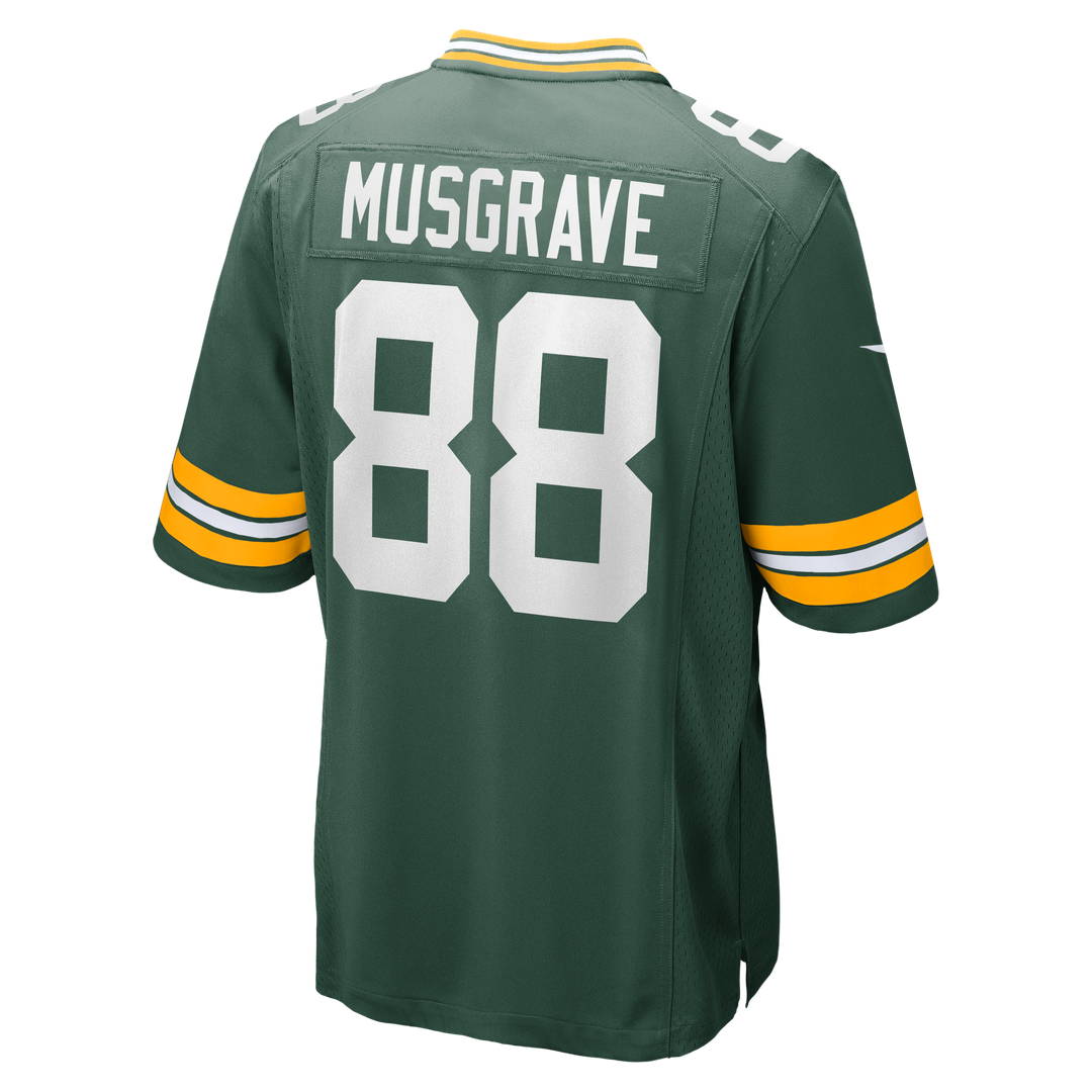 Men's Green Bay Packers Luke Musgrave Green Game NFL Football Jersey - view 3