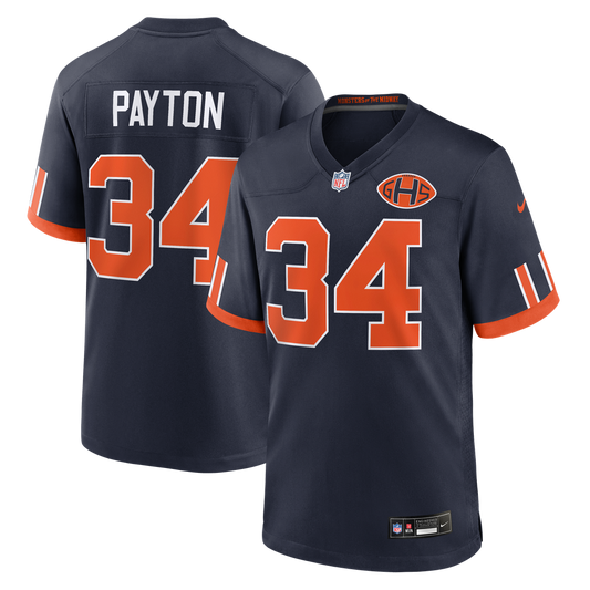 Men's Chicago Bears Walter Payton Navy 2026 Rivalries Collection Game NFL Football Jersey - view 1