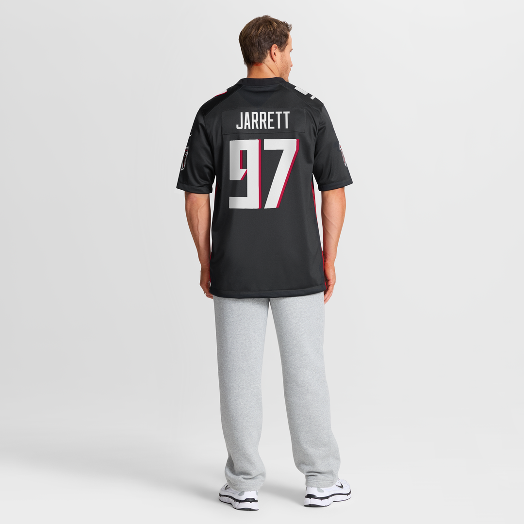 Men's Atlanta Falcons Grady Jarrett Black Game NFL Football Jersey - view 8