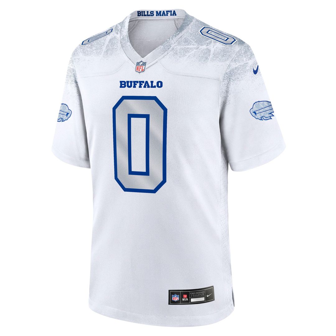 Men's Buffalo Bills Keon Coleman White Rivalries Collection Game NFL Football Jersey - view 2