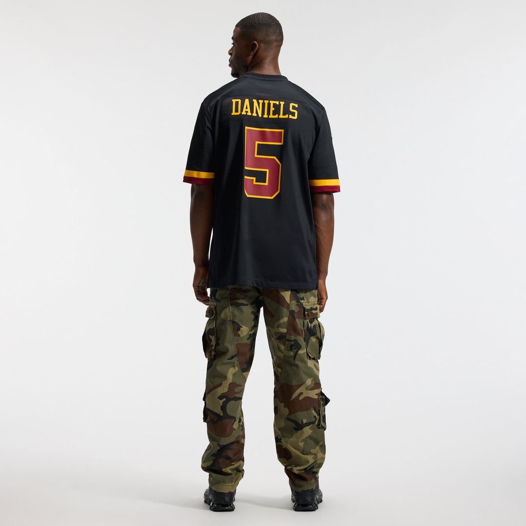 Men's Washington Commanders Jayden Daniels Burgundy Game NFL Football Jersey - view 36