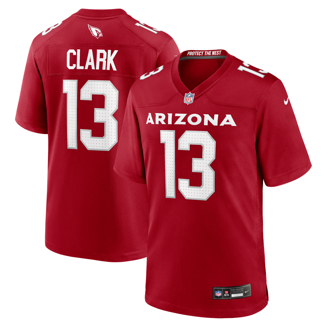Men's Arizona Cardinals Kei'Trel Clark Cardinal Game NFL Football Jersey - view 1