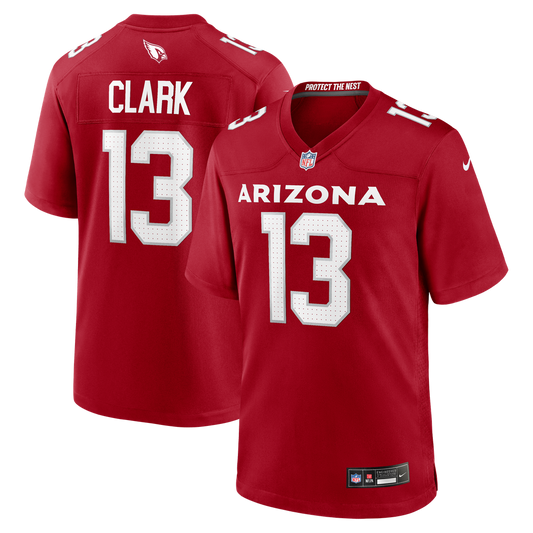 Men's Arizona Cardinals Kei'Trel Clark Cardinal Game NFL Football Jersey - view 1
