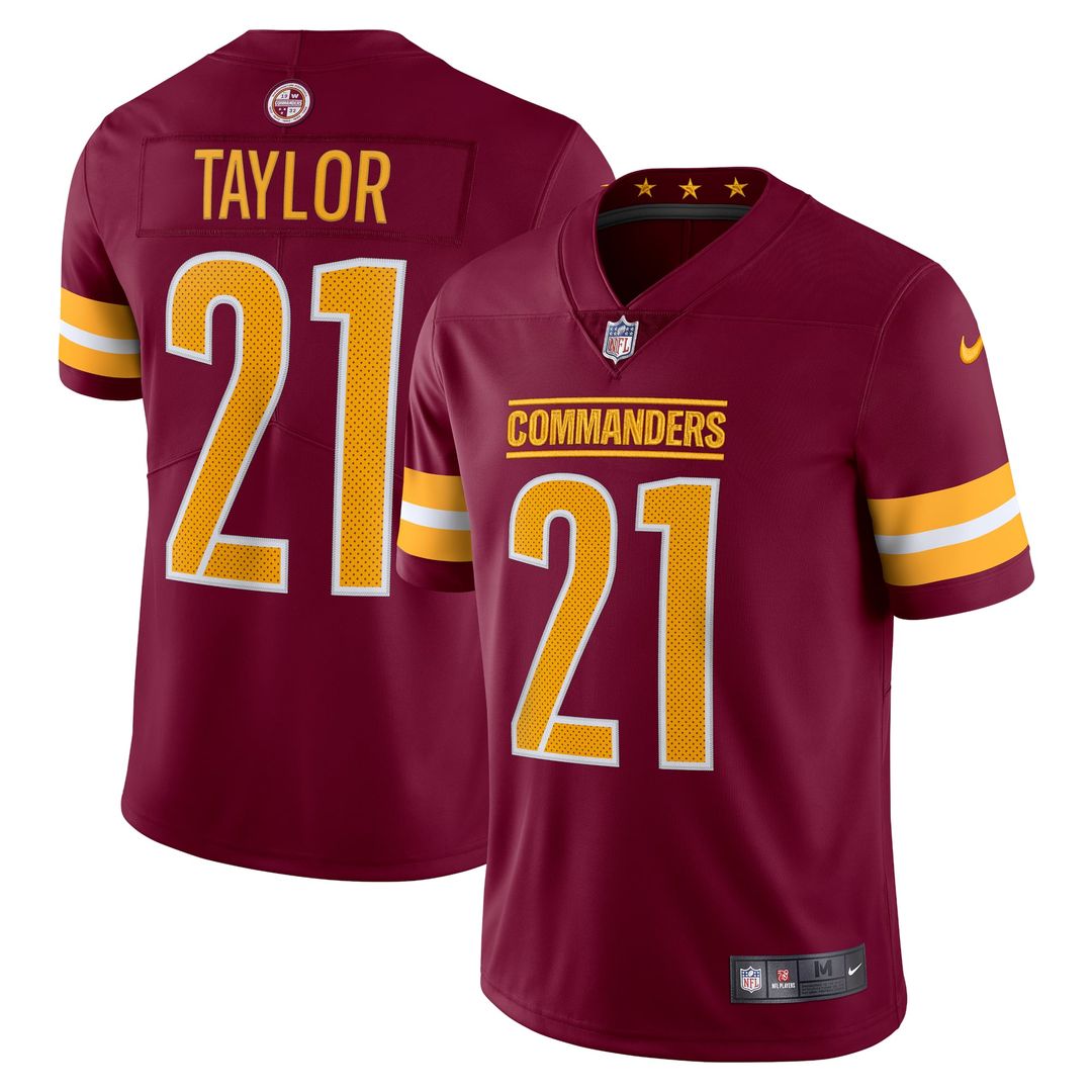 Men's Washington Commanders Sean Taylor White 2022 Retired Player Limited NFL Football Jersey - view 7