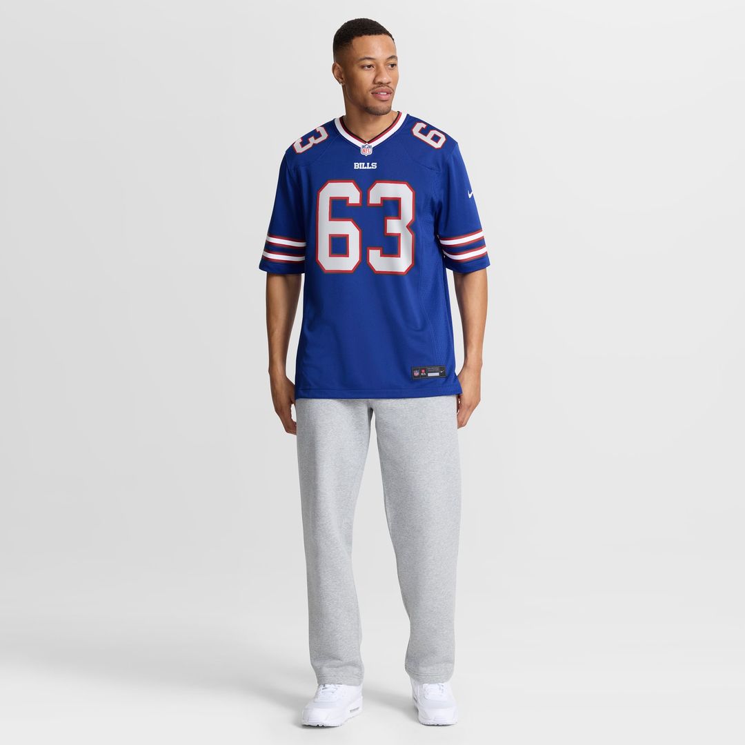 Men's Buffalo Bills Austin Corbett Royal Team Game NFL Football Jersey - view 4