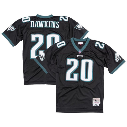 Men's Philadelphia Eagles Brian Dawkins Black Legacy Replica NFL Football Jersey - view 1