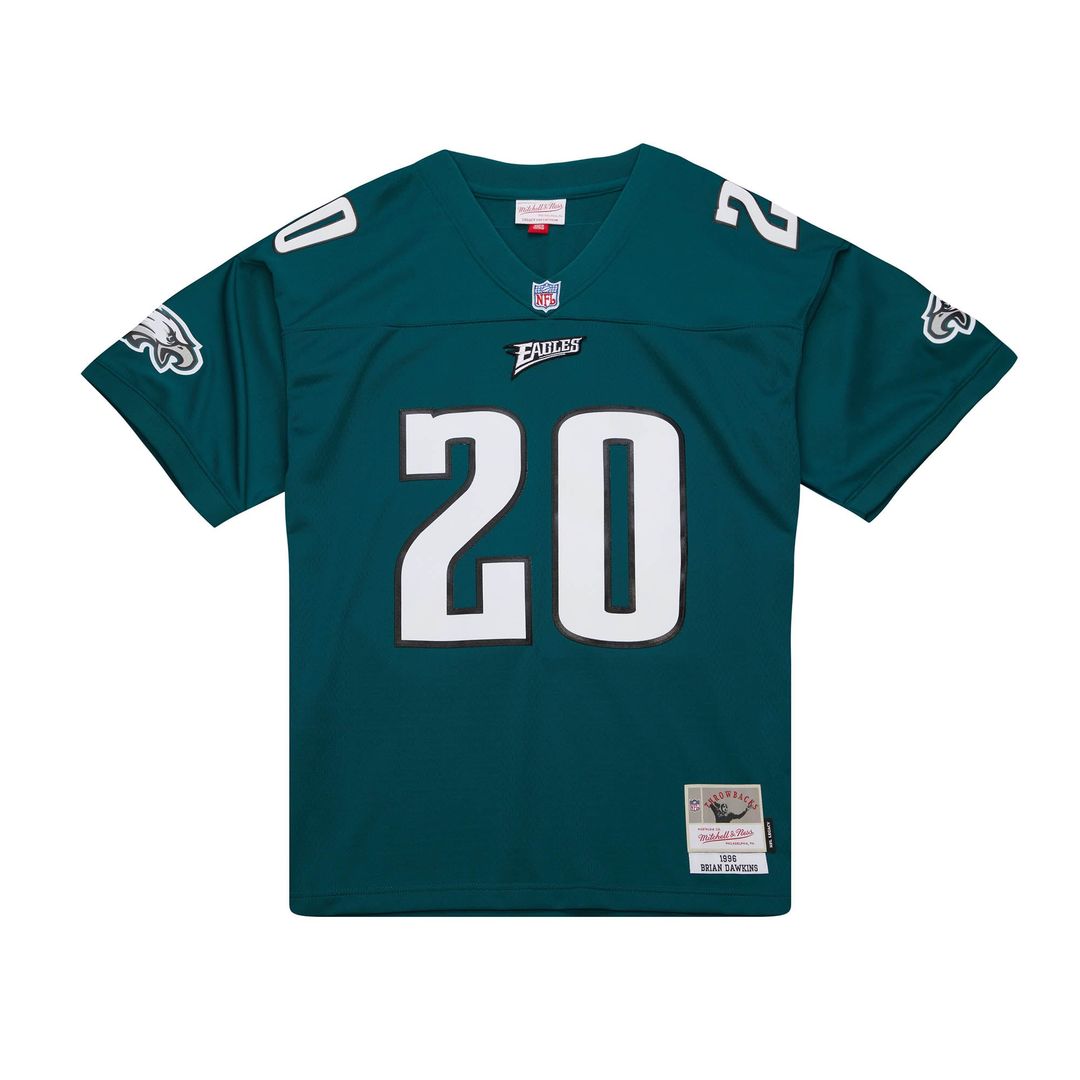 Men's Philadelphia Eagles Brian Dawkins Black Legacy Replica NFL Football Jersey - view 14