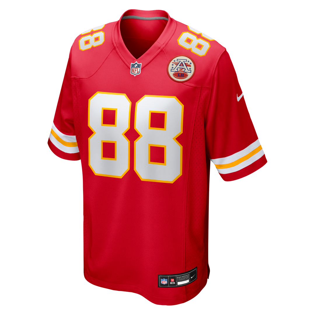 Men's Kansas City Chiefs Jake Briningstool Red Team Game NFL Football Jersey - view 2
