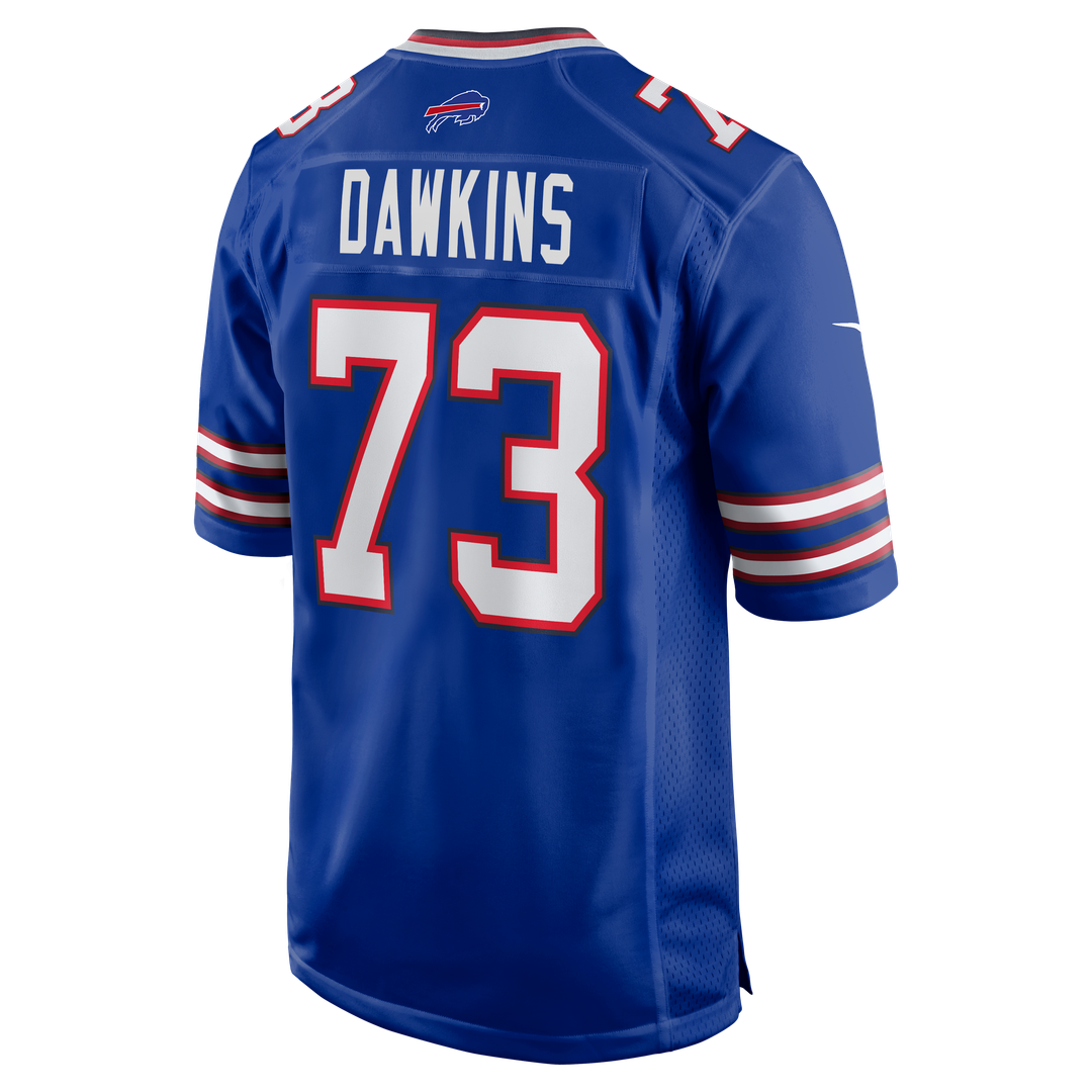 Men's Buffalo Bills Dion Dawkins Royal Game NFL Football Jersey - view 3