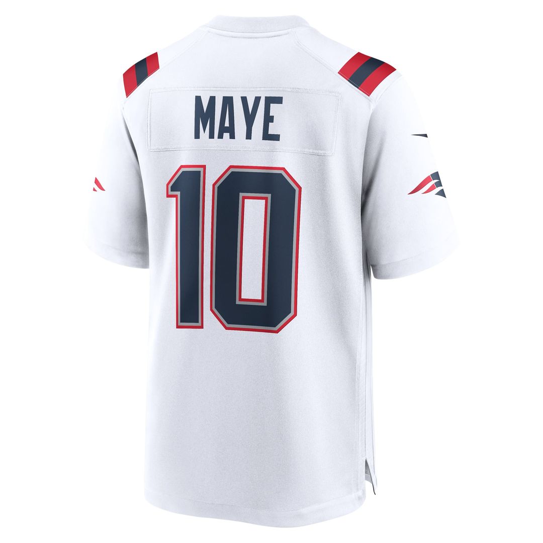 Men's New England Patriots Drake Maye Navy Player Game NFL Football Jersey - view 39