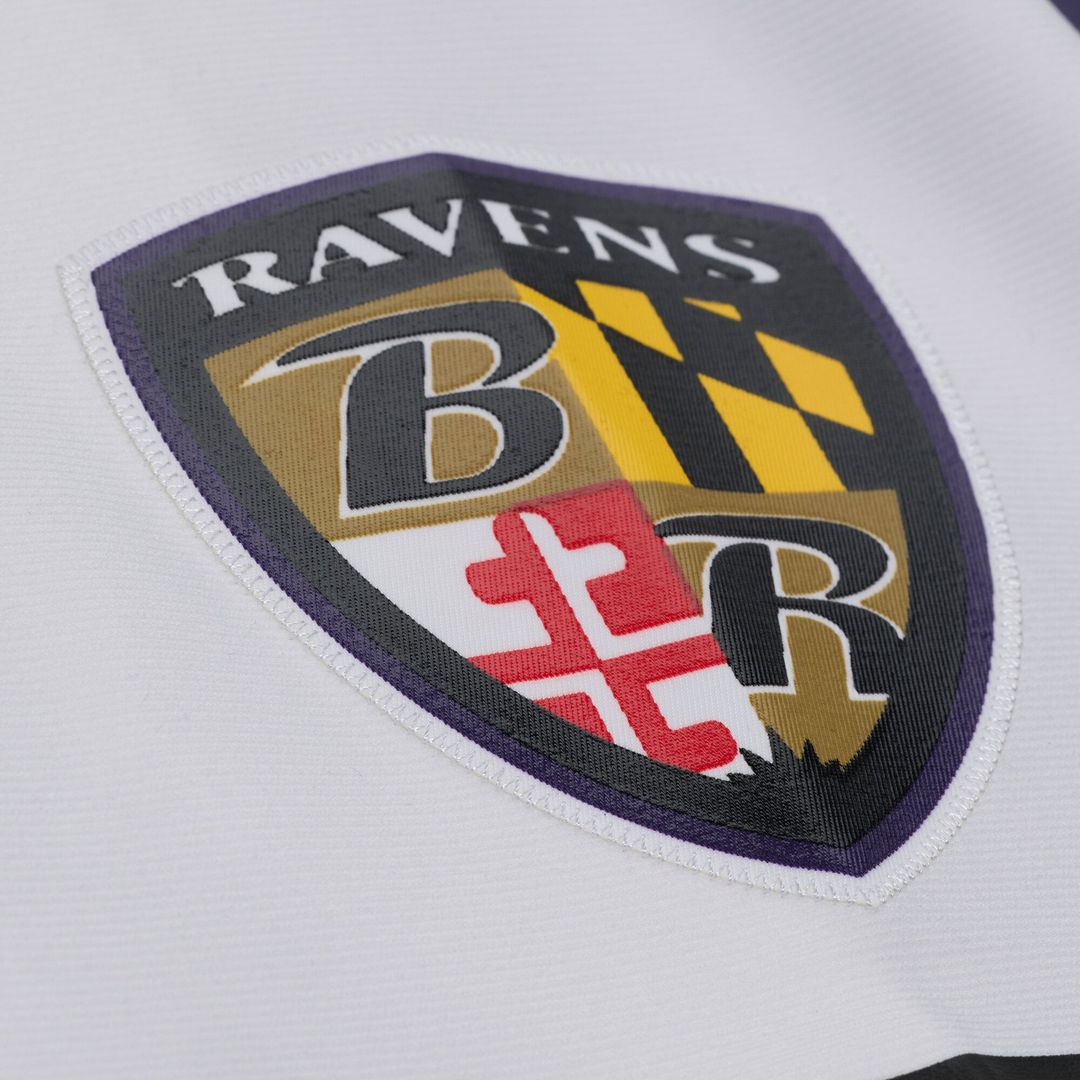 Men's Baltimore Ravens Terrell Suggs White 2003 Legacy Replica NFL Football Jersey - view 16