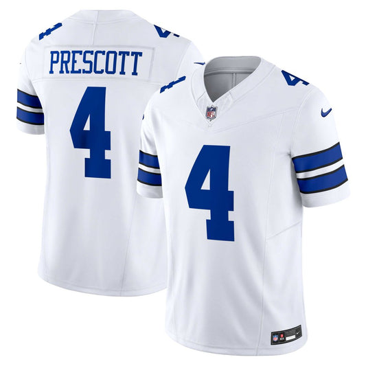Men's Dallas Cowboys Dak Prescott White Limited NFL Football Jersey - view 1
