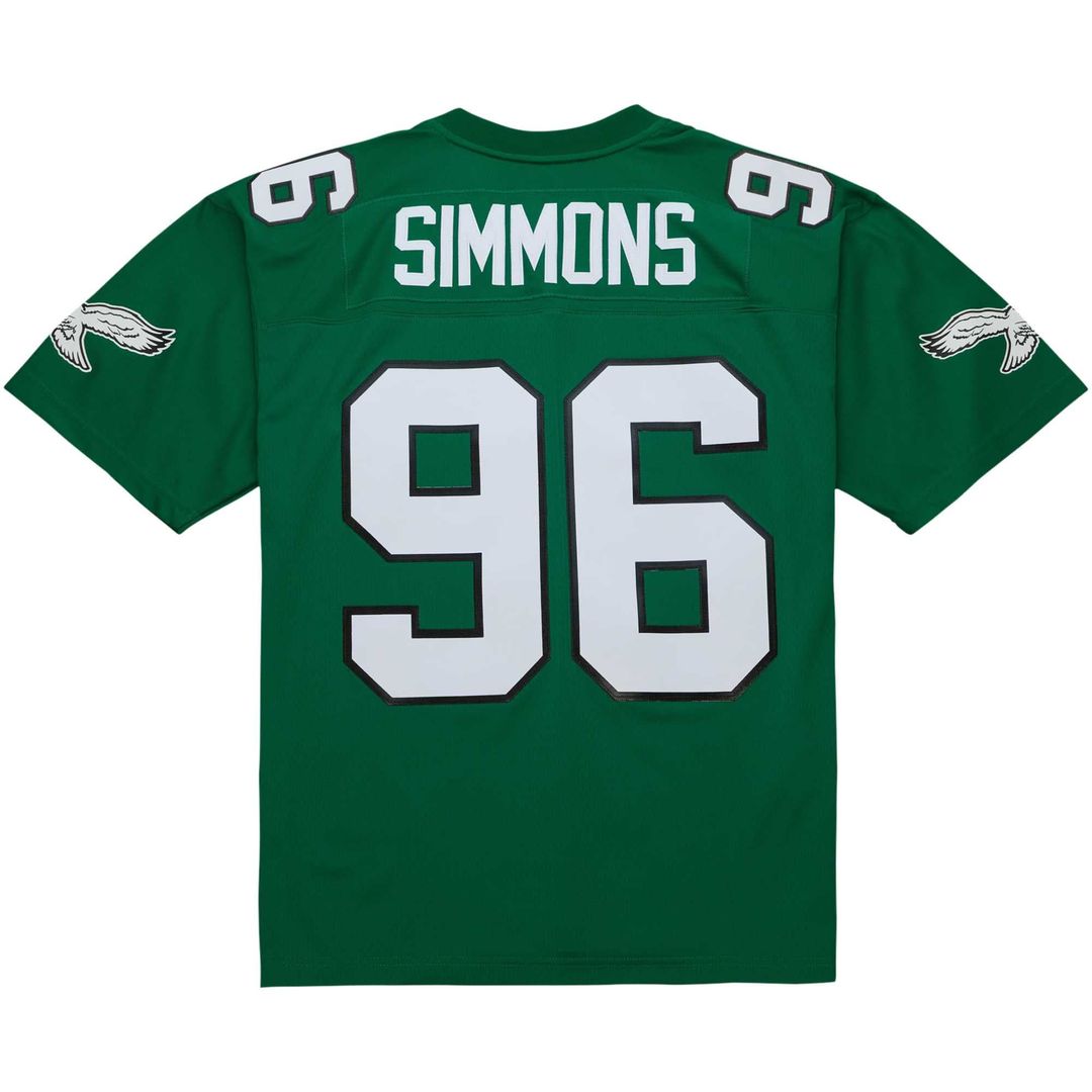 Men's Philadelphia Eagles Clyde Simmons Kelly Green Legacy Replica NFL Football Jersey - view 3