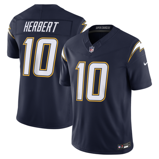 Men's Los Angeles Chargers Justin Herbert Navy Alternate Super Chargers Stitched Limited NFL Football Jersey - view 1