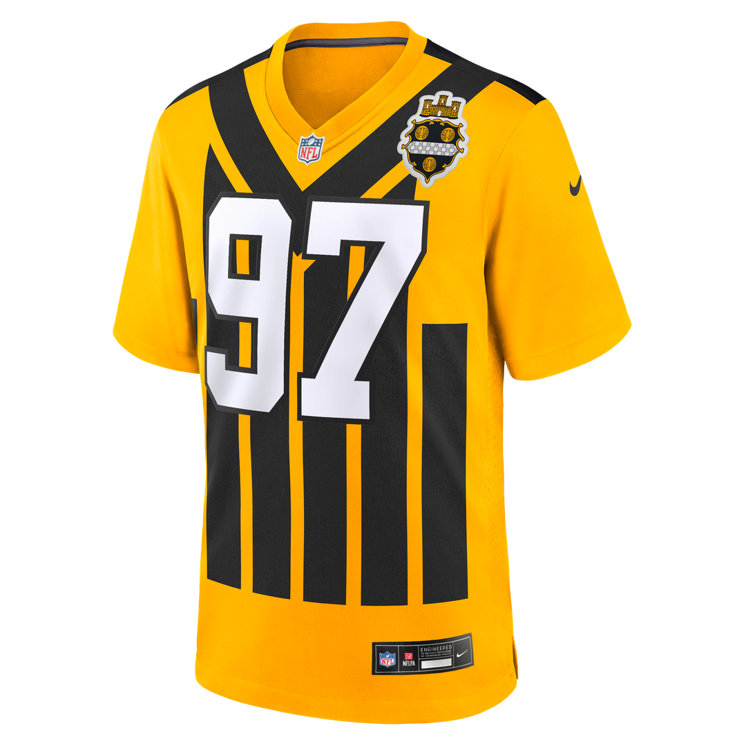 Men's Pittsburgh Steelers Cameron Heyward Black Game NFL Football Jersey - view 23