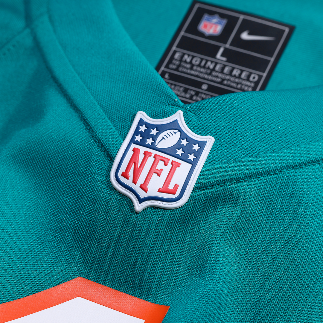 Men's Miami Dolphins Jacob Rodriguez White Game NFL Football Jersey - view 10
