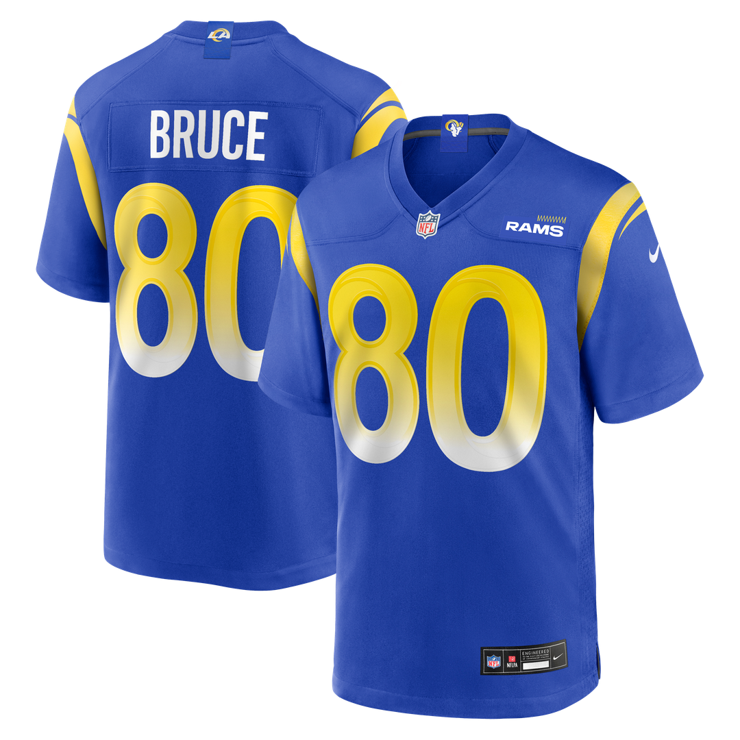 Men's Los Angeles Rams Isaac Bruce Royal Game NFL Football Jersey - view 1