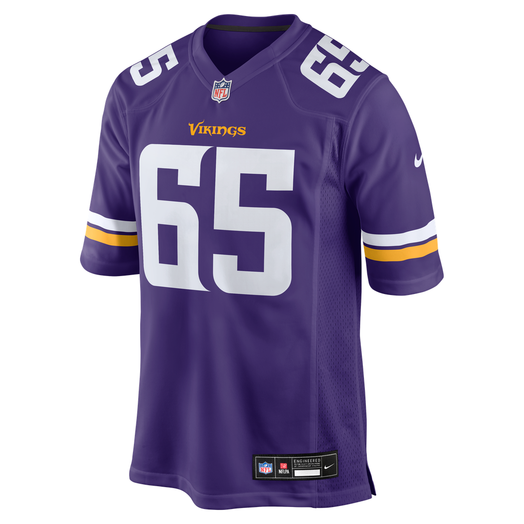 Men's Minnesota Vikings Michael Jurgens Purple Game NFL Football Jersey - view 2
