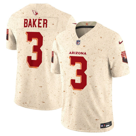 Men's Arizona Cardinals Budda Baker Natural Rivalries Collection Stitched Limited NFL Football Jersey - view 1