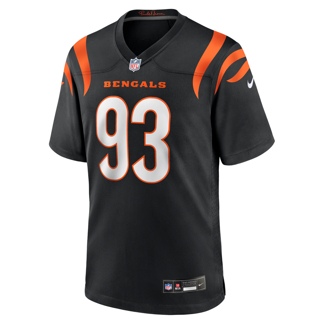 Men's Cincinnati Bengals McKinnley Jackson Black Game NFL Football Jersey - view 2