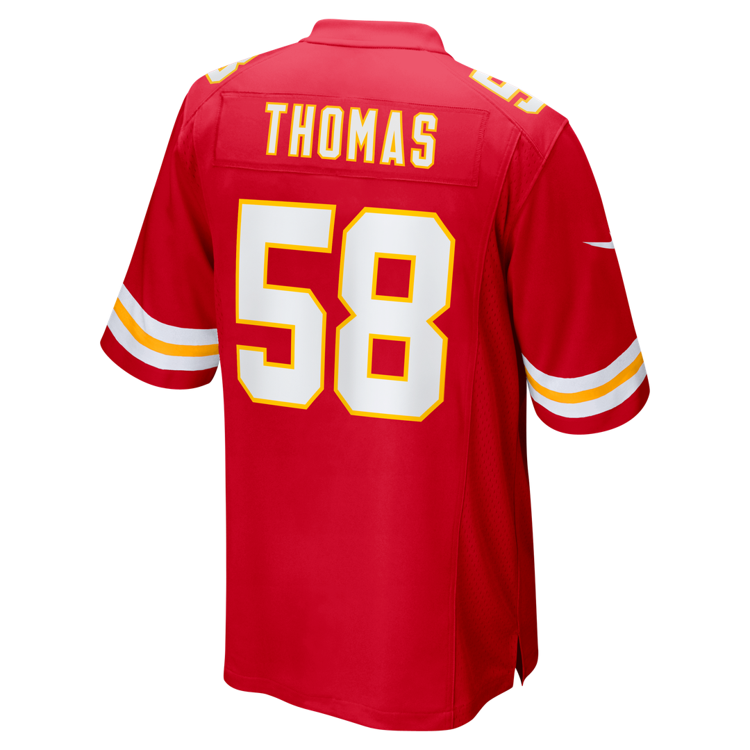 Men's Kansas City Chiefs Derrick Thomas Red Game NFL Football Jersey - view 11