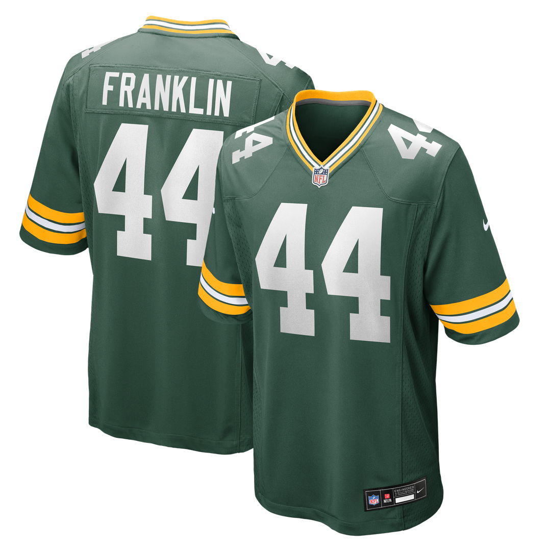 Men's Green Bay Packers Zaire Franklin Green Game NFL Football Jersey - view 1