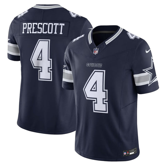 Men's Dallas Cowboys Dak Prescott Navy Limited NFL Football Jersey - view 1