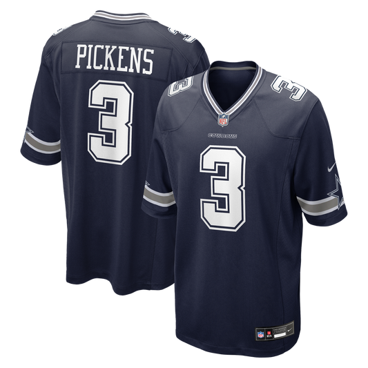 Men's Dallas Cowboys George Pickens Navy Game NFL Football Jersey - view 1
