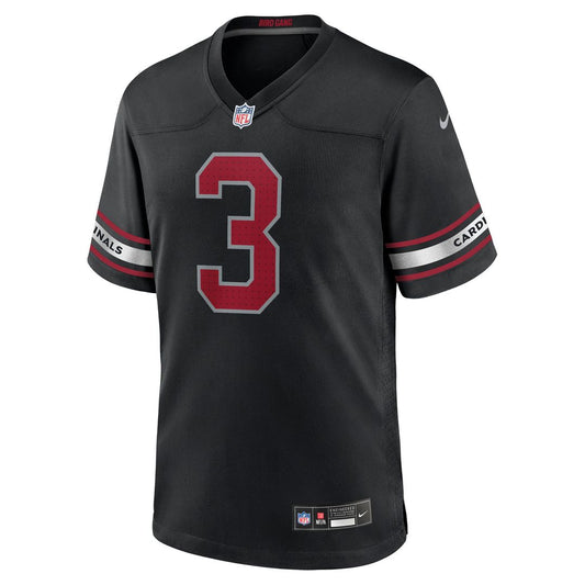 Men's Arizona Cardinals Budda Baker Black Game NFL Football Jersey - view 2