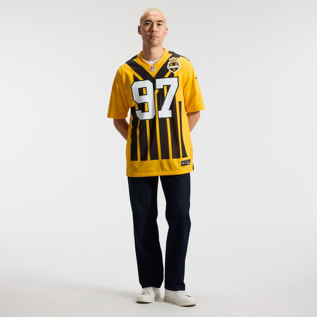 Men's Pittsburgh Steelers Cameron Heyward Black Game NFL Football Jersey - view 21