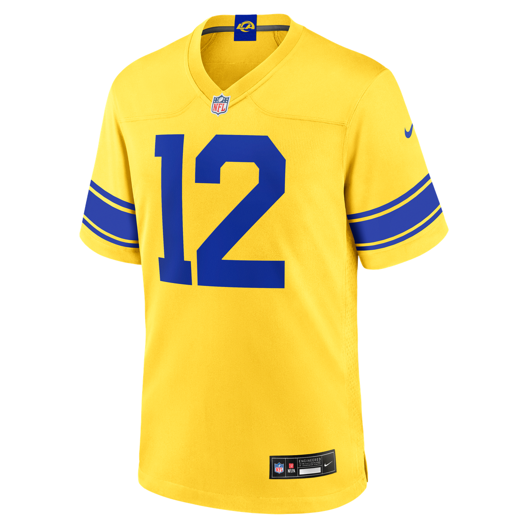 Men's Los Angeles Rams Puka Nacua Classic Sol Game NFL Football Jersey - view 2
