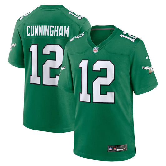 Men's Philadelphia Eagles Randall Cunningham Kelly Green Alternate Retired Player Game NFL Football Jersey - view 1