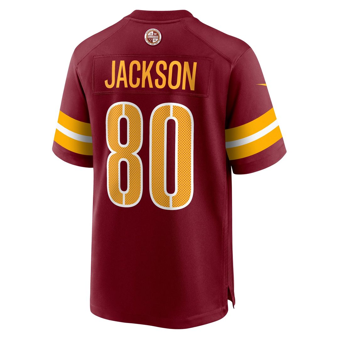 Men's Washington Commanders Tyree Jackson Burgundy Team Game NFL Football Jersey - view 3