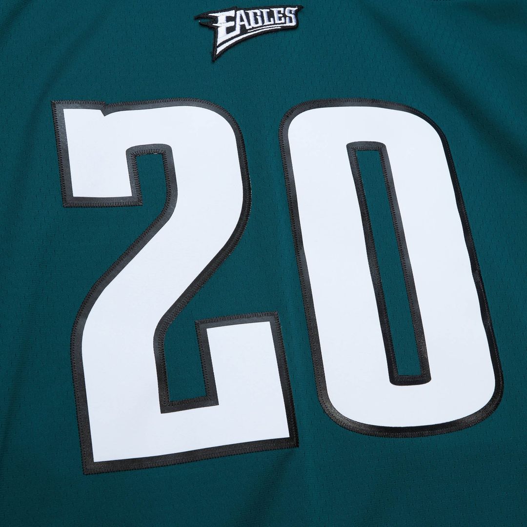 Men's Philadelphia Eagles Brian Dawkins Black Legacy Replica NFL Football Jersey - view 16
