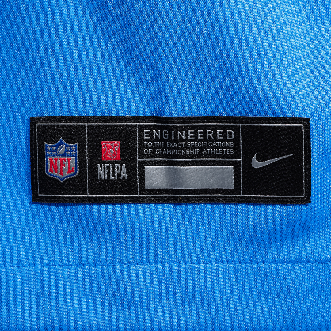 Men's Los Angeles Chargers Mekhi Becton Powder Blue Team Game NFL Football Jersey - view 6