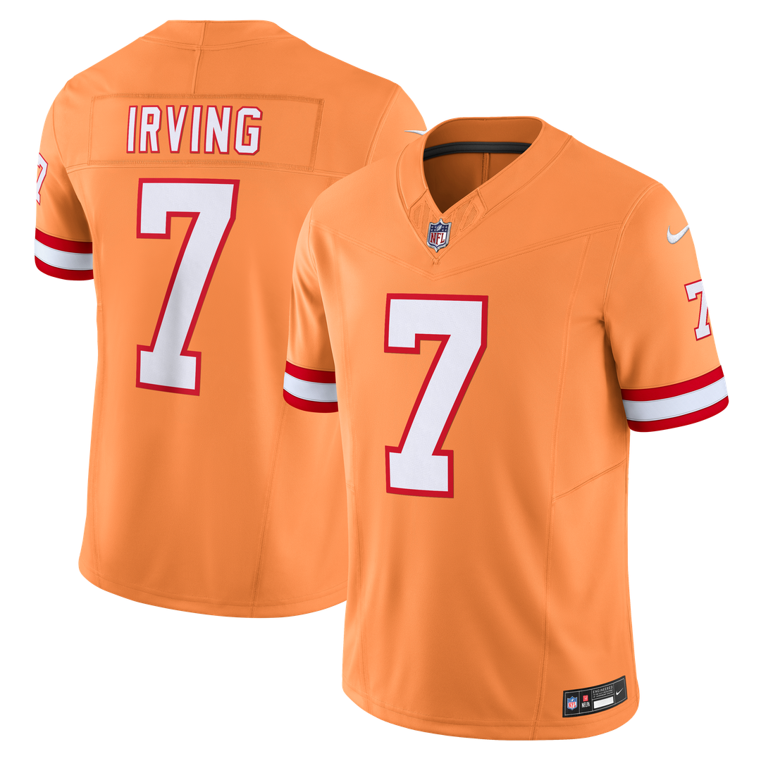 Men's '76 Tampa Bay Buccaneers Bucky Irving White Player Limited NFL Football Jersey - view 7