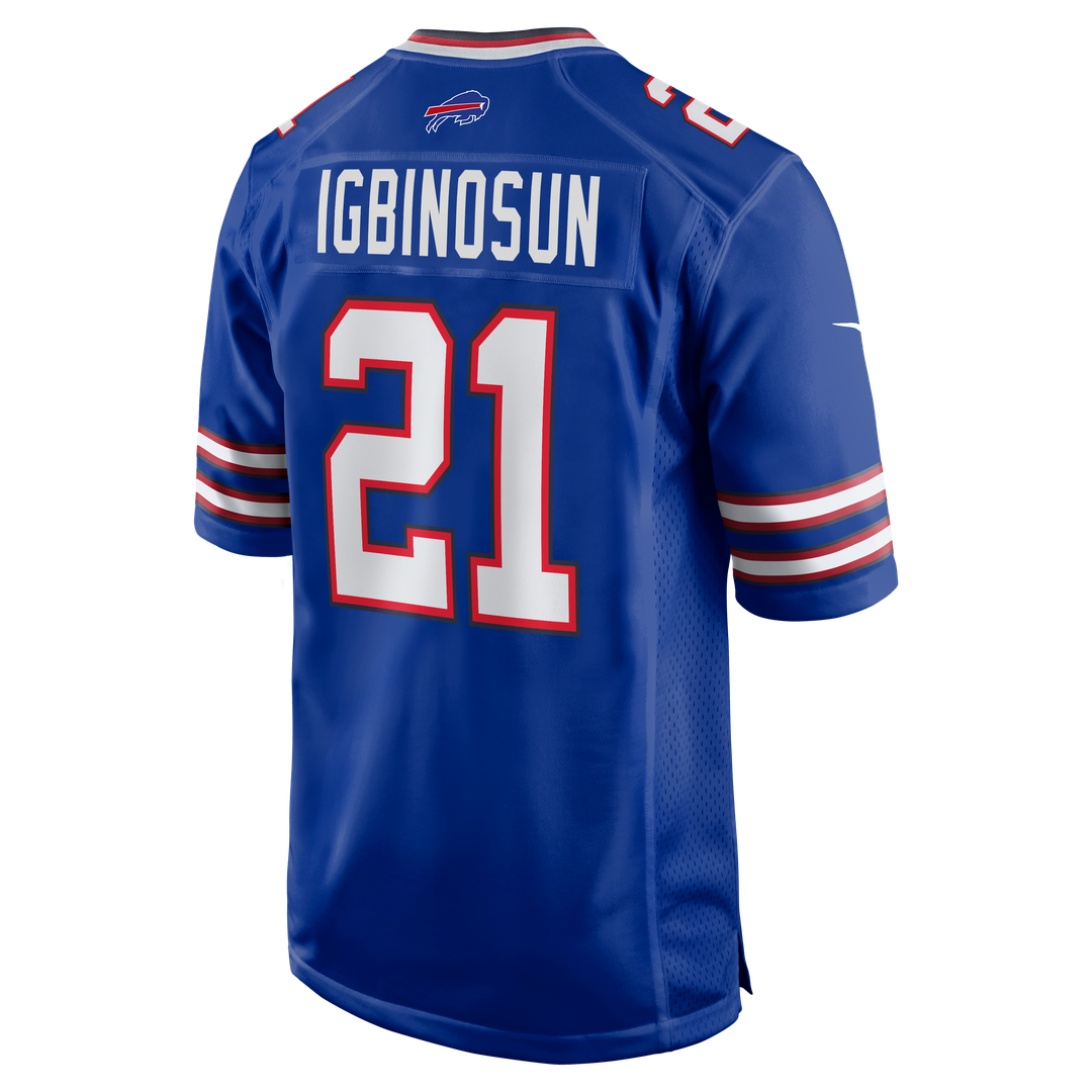 Men's Buffalo Bills Davison Igbinosun Royal Team Game NFL Football Jersey - view 5