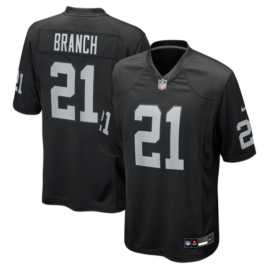 Men's Las Vegas Raiders Cliff Branch Black Retired Player Game NFL Football Jersey - view 1